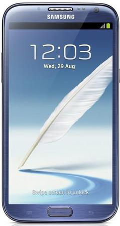 Смартфон Samsung Galaxy Note 2 GT-N7100 Blue - Волгоград